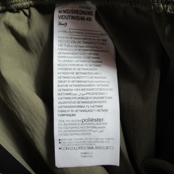 Under Armour Pants Womens Medium Green Track Wide Leg Athletic Lightweight NWT - Picture 9 of 10